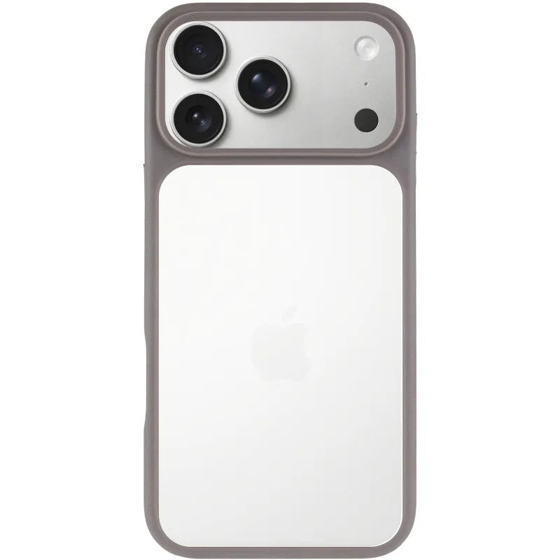 TPU+PC з металевими кнопками на Apple iPhone 17 Pro (6.3") – Сірий / Grey. Фото 4 з 8