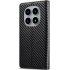 Шкіряний чохол-книжка LC.IMEEKE Carbon Black для Xiaomi Redmi Note 15 4G/5G (EU) – Black. Фото 2 з 4