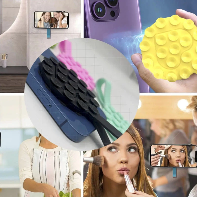 Держатель-присоска для телефона Double Side Silicone with a Strap фото 2 из 2