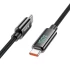 Дата кабель Hoco U125 Benefit 100W Type-C to Type-C (1.2m) – Black. Фото 2 з 6