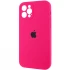 Чехол Silicone Case с защитой камеры для Apple iPhone 12 Pro Max (6.7") – Розовый / Barbie pink. Фото 4 из 6