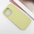 Чехол с закрытым низом Silicone Case для Apple iPhone 15 Pro (6.1") – Желтый / Mellow Yellow. Фото 4 из 5