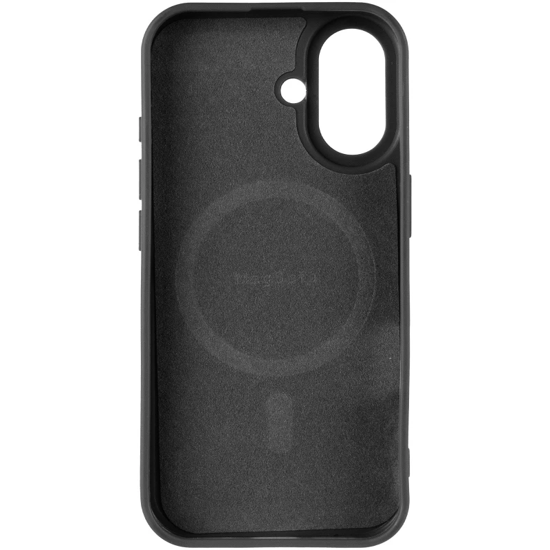 TPU чехол Carbon Protective with Magsafe для Apple iPhone 16 Plus – Black. Фото 6 из 8