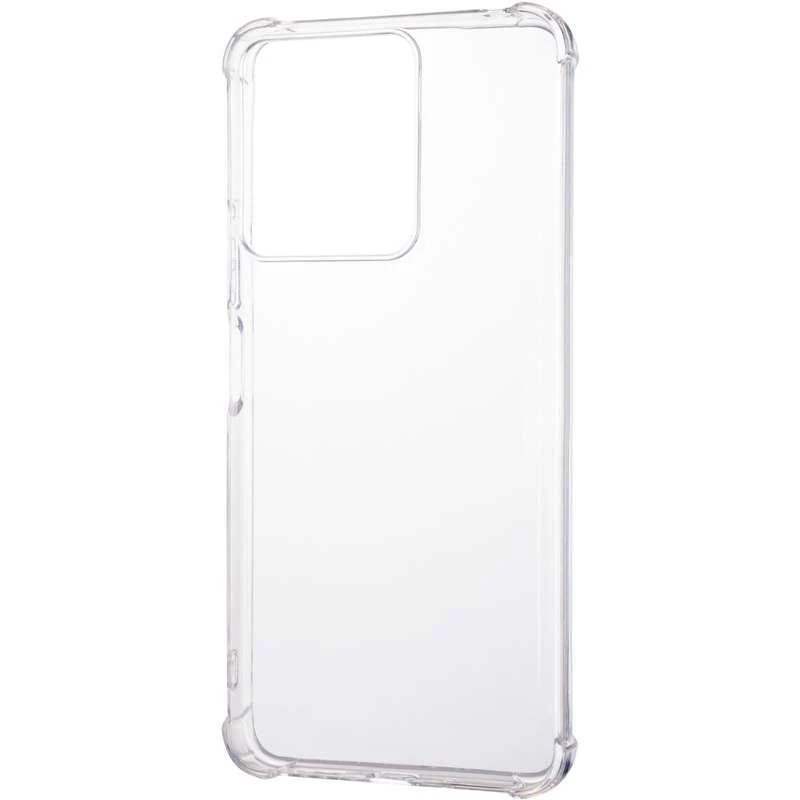 Силіконовий чохол з критими бортами на Xiaomi Poco C65 – Безбарвний (прозорий). Фото 2 з 3