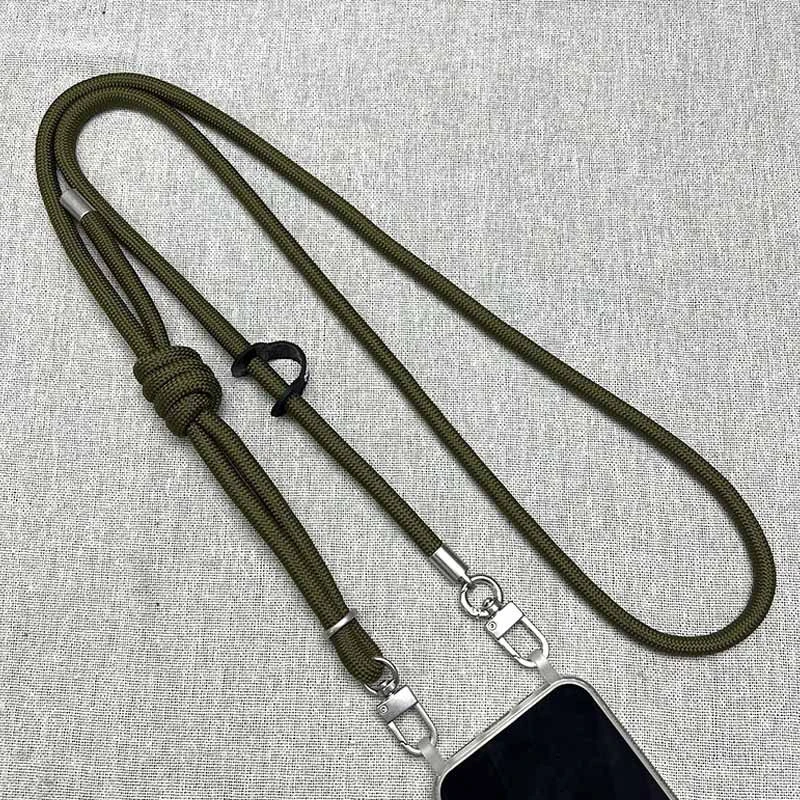 Шнурок с двумя креплениями (8мм) 150см – Army Green. Фото 3 из 3