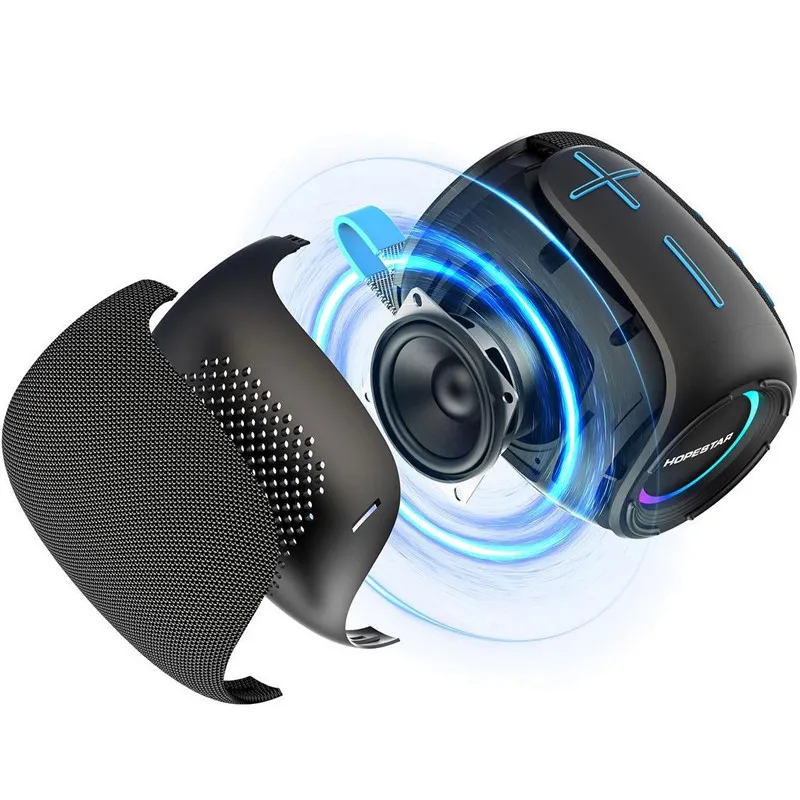 Bluetooth колонка Hopestar P90 mini 15W – Black. Фото 4 з 4