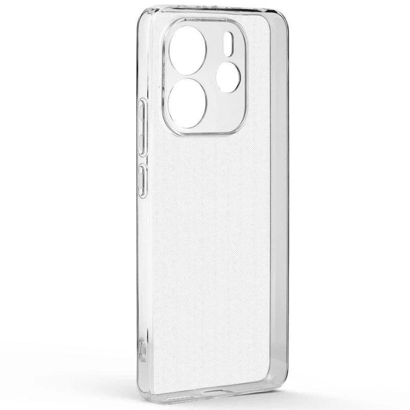 Ультратонкий силіконовий чохол 1,5 мм з захистом камери на Xiaomi Redmi Note 14 4G (Europe version) – Безбарвний (прозорий). Фото 2 з 2
