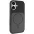 Чохол Silk Duo Color (AA) NO LOGO with Magnetic Fit для Apple iPhone 17 (6.3") – Black. Фото 1 з 9