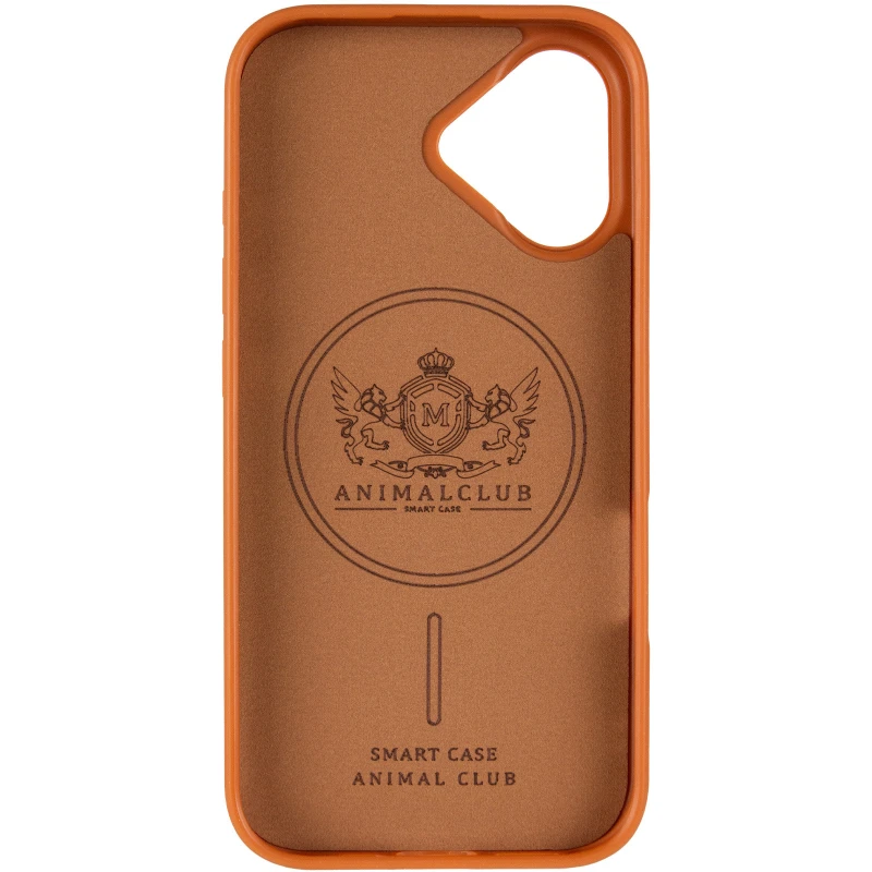TPU+PC чехол Animal Club для Apple iPhone 17 (6.3") – Chocolate Brown. Фото 4 из 6