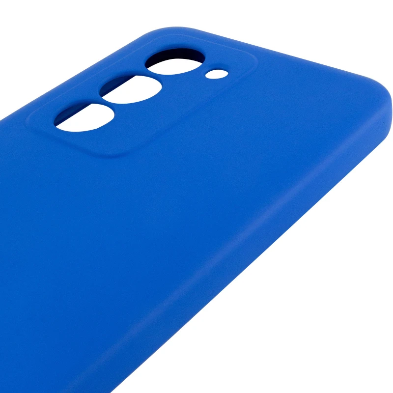 Цветной силиконовый чехол GETMAN с закрытой камерой на Xiaomi Redmi 15 (EU) – Синий / Royal blue. Фото 5 из 6