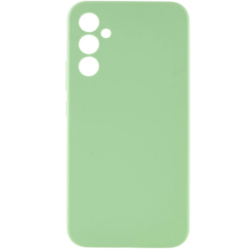 Чохол Silicone Case Lakshmi Premium із закритою камерою для Samsung Galaxy S24 – М'ятний / Mint. Фото 2 з 10