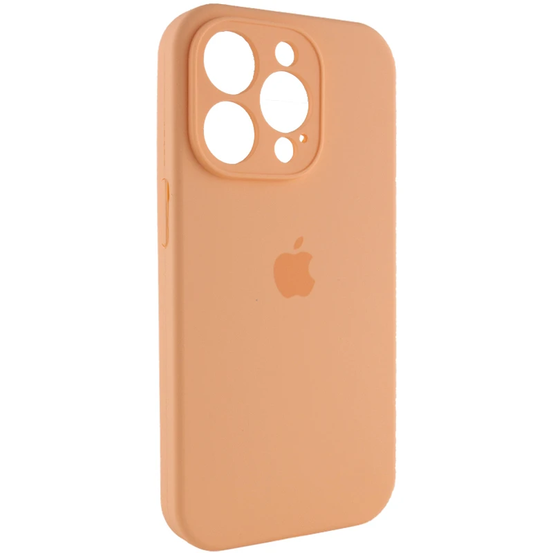 Чохол Silicone Case з захистом камери на Apple iPhone 14 Pro (6.1") – Помаранчевий / Cantaloupe. Фото 3 з 8