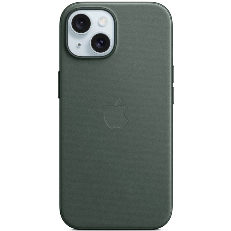 

Чехол FineWoven with MagSafe для Apple iPhone 15 (6.1") (Ever Green)