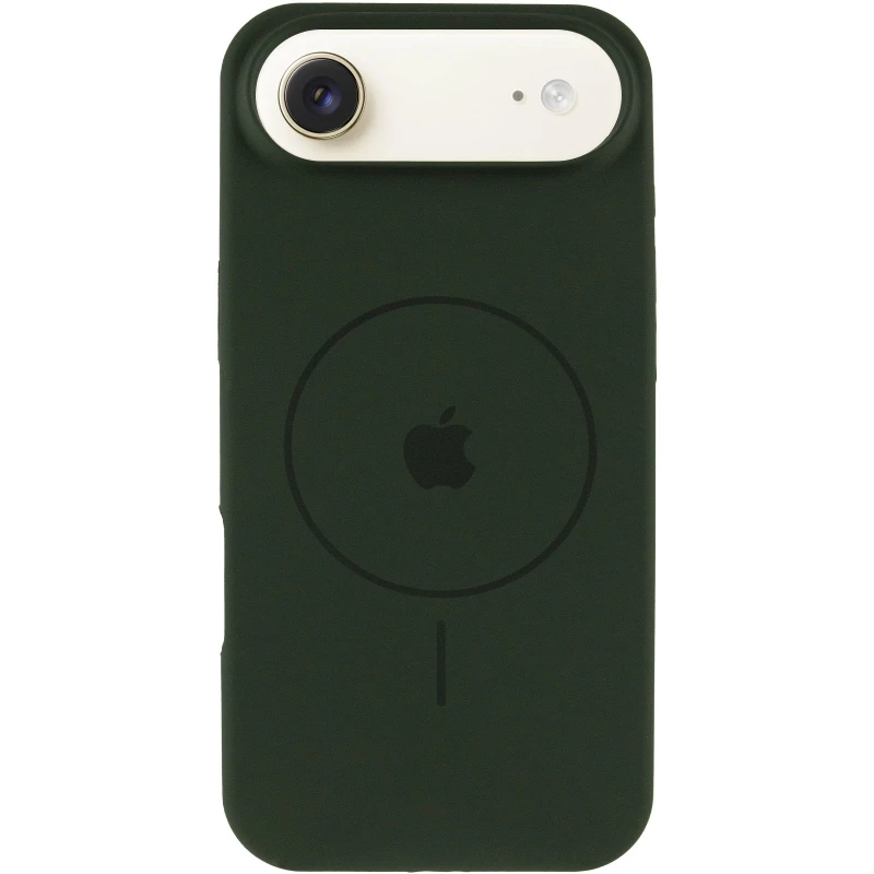 Чохол Silicone Case Full Protective (AA) V2 with MagSafe для Apple iPhone 17 Air (6.5") – Зелений / Cyprus Green. Фото 5 з 11