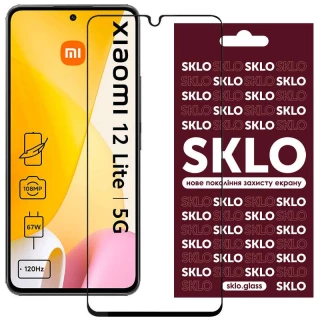 Захисне скло SKLO 3D Xiaomi 12 Lite фото 1 Захисне скло SKLO 3D Xiaomi 12 Lite фото 1 з 1