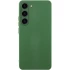 Кольоровий силіконовий чохол GETMAN із закритою камерою для Samsung Galaxy S23 – Зелений / Dark green. Фото 2 з 11