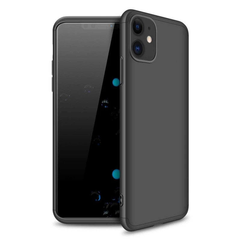 

Чохол із захистом 360 градусів GKK на Apple iPhone 12 (6.1") (Чорний)