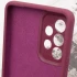 Чехол Silicone Case Lakshmi Premium з закритою камерою на Samsung Galaxy A52 4G / A52 5G – Бордовый / Plum. Фото 7 из 7