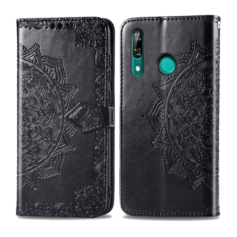 Кожаный чехол-книжка Art Case с визитницей для Huawei P Smart Z – Черный. Фото 3 из 6