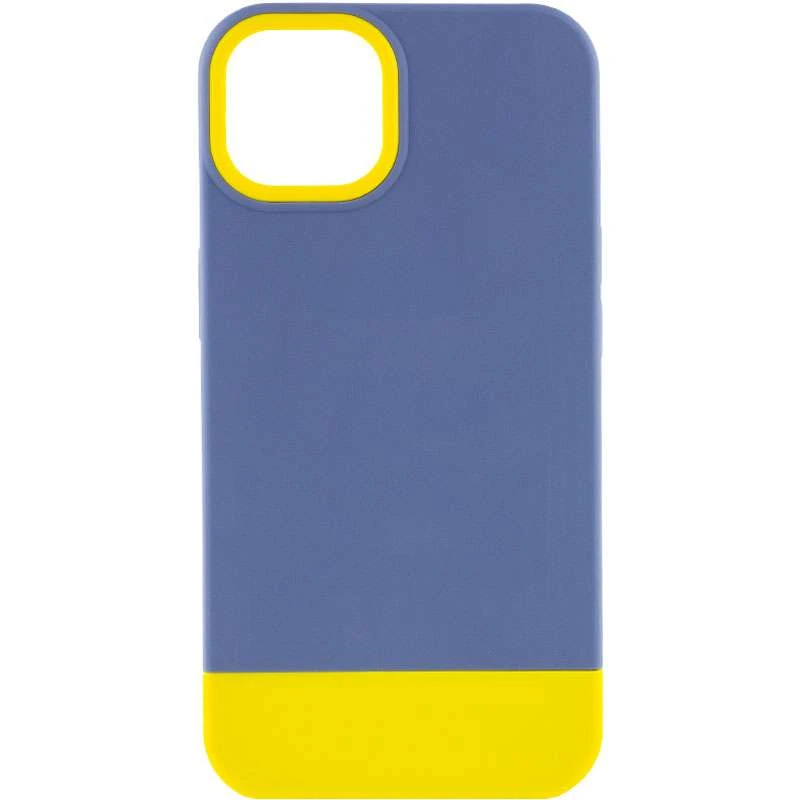 

Двухцветный чехол Bichromatic для Apple iPhone 12 (Blue / Yellow)