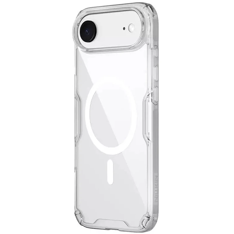 TPU чехол Nillkin Nature Pro с MagSafe для Apple iPhone 17 Air (6.5") – Бесцветный (прозрачный). Фото 4 TPU чехол Nillkin Nature Pro с MagSafe для Apple iPhone 17 Air (6.5") – Бесцветный (прозрачный). Фото 4 из 6