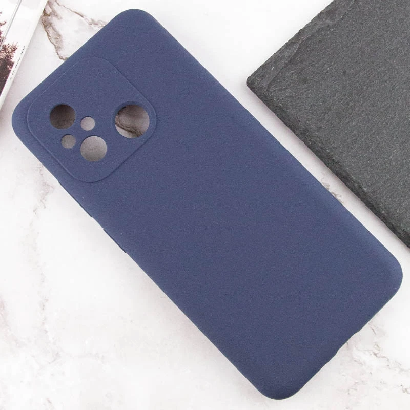 Чохол Silicone Case Lakshmi Premium із закритою камерою для Xiaomi Redmi 12C / Poco C55 – Темно-синій / Midnight blue. Фото 9 з 14