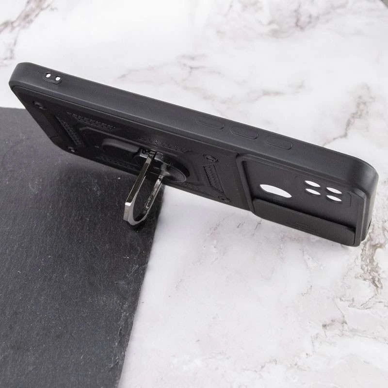 Протиударний чохол Serge Ring з захистом камери на Realme C25Y – Чорний. Фото 4 з 5