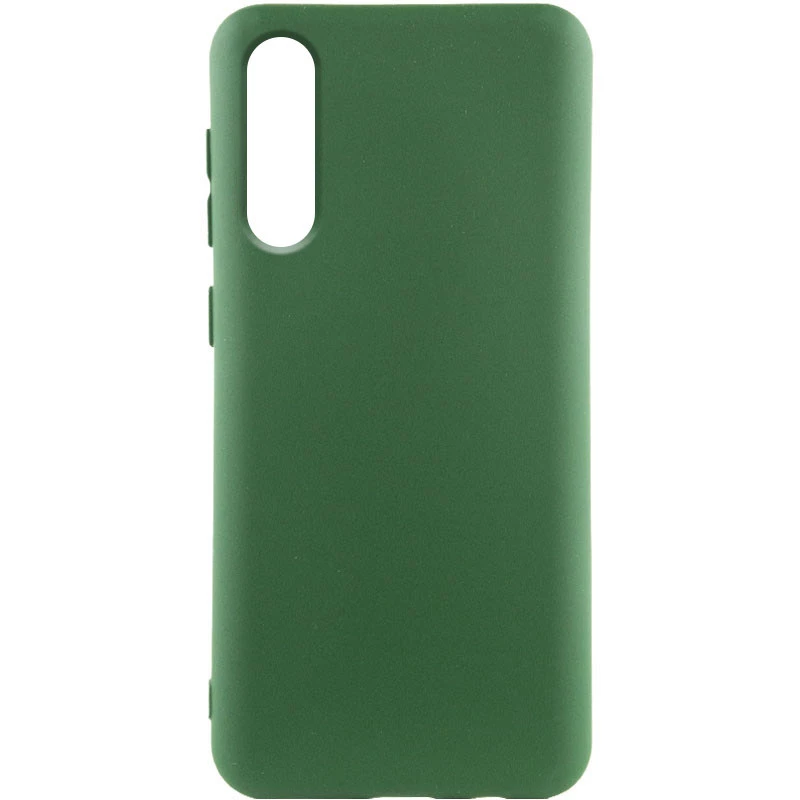 Кольоровий силіконовий чохол GETMAN на Samsung Galaxy A50 (A505F) / A50s / A30s – Зелений / Dark green. Фото 2 з 6