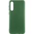 Кольоровий силіконовий чохол GETMAN на Samsung Galaxy A50 (A505F) / A50s / A30s – Зелений / Dark green. Фото 2 з 6