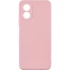 Кольоровий силіконовий чохол із захистом камери на Oppo A38 – Рожевий / Pink Sand. Фото 1 з 7