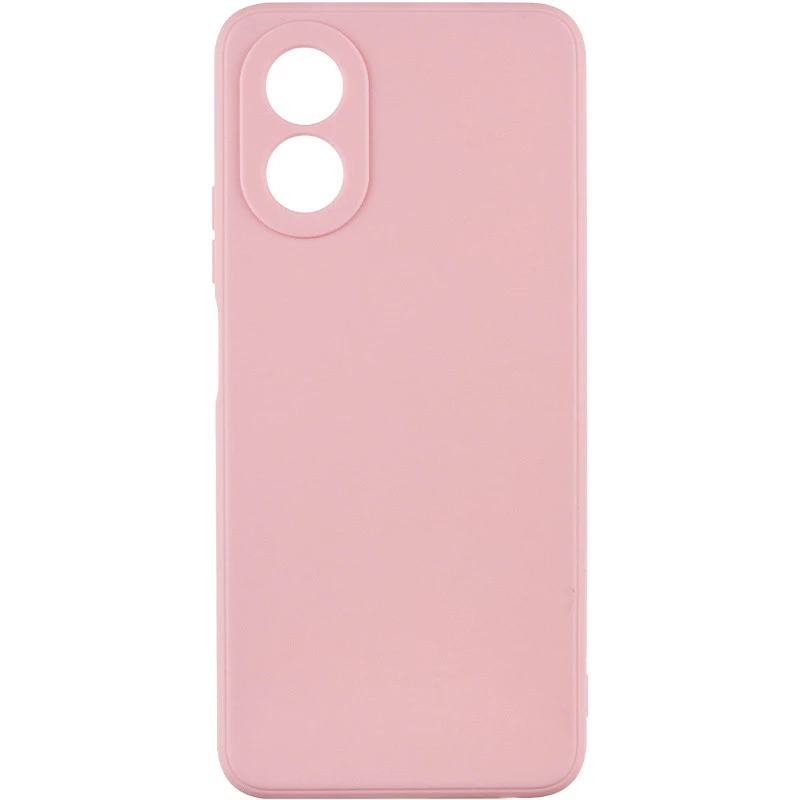 

Кольоровий силіконовий чохол із захистом камери на Oppo A58 4G (Рожевий / Pink Sand)