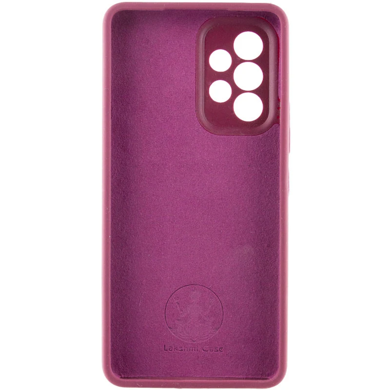 Чехол Silicone Case Lakshmi Premium з закритою камерою на Samsung Galaxy A52 4G / A52 5G – Бордовый / Plum. Фото 3 из 7