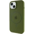 Чохол Silicone Armor Max with MagSafe для Apple iPhone 15 (6.1") – Зелений / Dark Olive. Фото 3 з 7