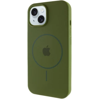 Чехол Silicone Armor Max with MagSafe для Apple iPhone 15 Plus (6.7") фото 1 из 7