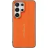 TPU+PC Vegan Leather Case with Metal Camera Frame для Samsung Galaxy S26 Ultra – Orange. Фото 1 з 1