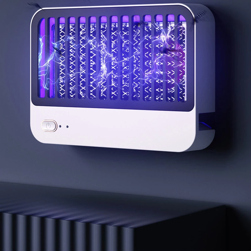 Ловушка для насекомых с UV подсветкой P8 with battery 1200 mAh – White. Фото 2 из 7