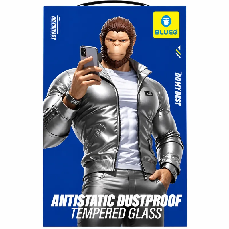 Защитное 2.5D стекло Blueo Full Cover HD Clear для Apple iPhone Duo (5.4/7.6") – Прозрачный. Фото 3 из 3