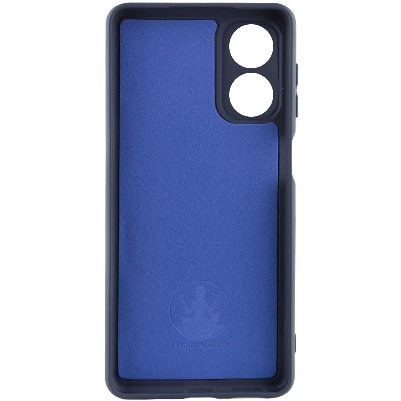 Чохол Silicone Case Lakshmi з закритою камерою на Oppo A17 – Синій / Midnight Blue. Фото 2 з 3