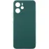 Цветной силиконовый чехол с защитой камеры для Xiaomi Redmi Note 14 4G (Europe version) – Зеленый / Dark green. Фото 1 из 2