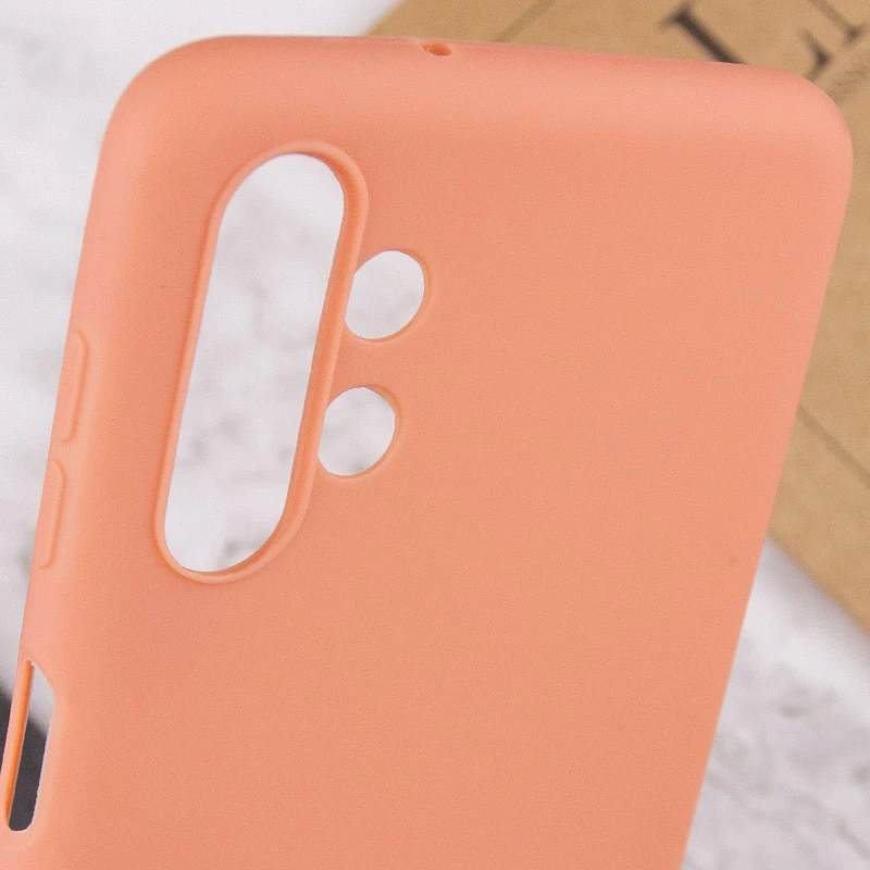 Цветной силиконовый чехол для Samsung Galaxy A13 4G – Rose Gold. Фото 6 из 6