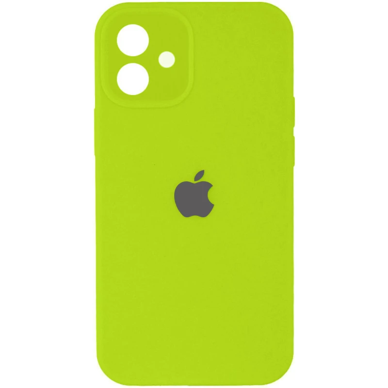 Чохол Silicone Case з захистом камери на Apple iPhone 12 (6.1") – Кислотний / Acid. Фото 1 з 1