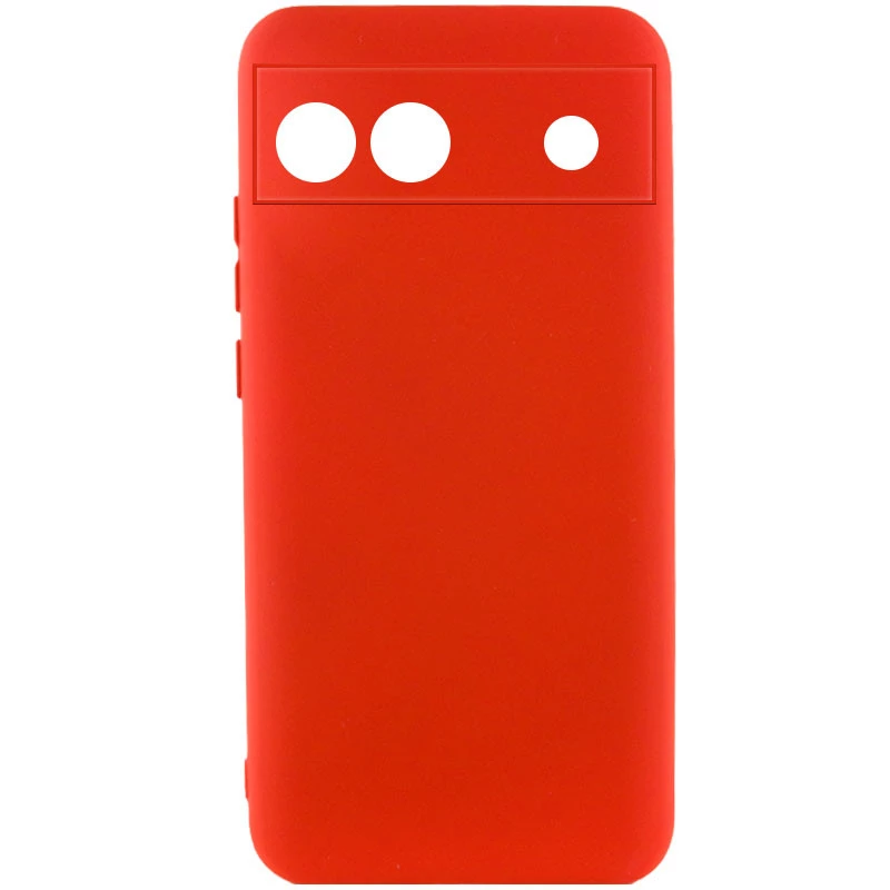 

Чехол Silicone Case Lakshmi с закрытой камерой для Google Pixel 6a (Красный / Red), Червоний / red