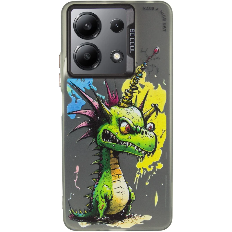 Чохол TPU+PC Street Art для Xiaomi Redmi Note 13 4G – Dragon. Фото 3 з 7