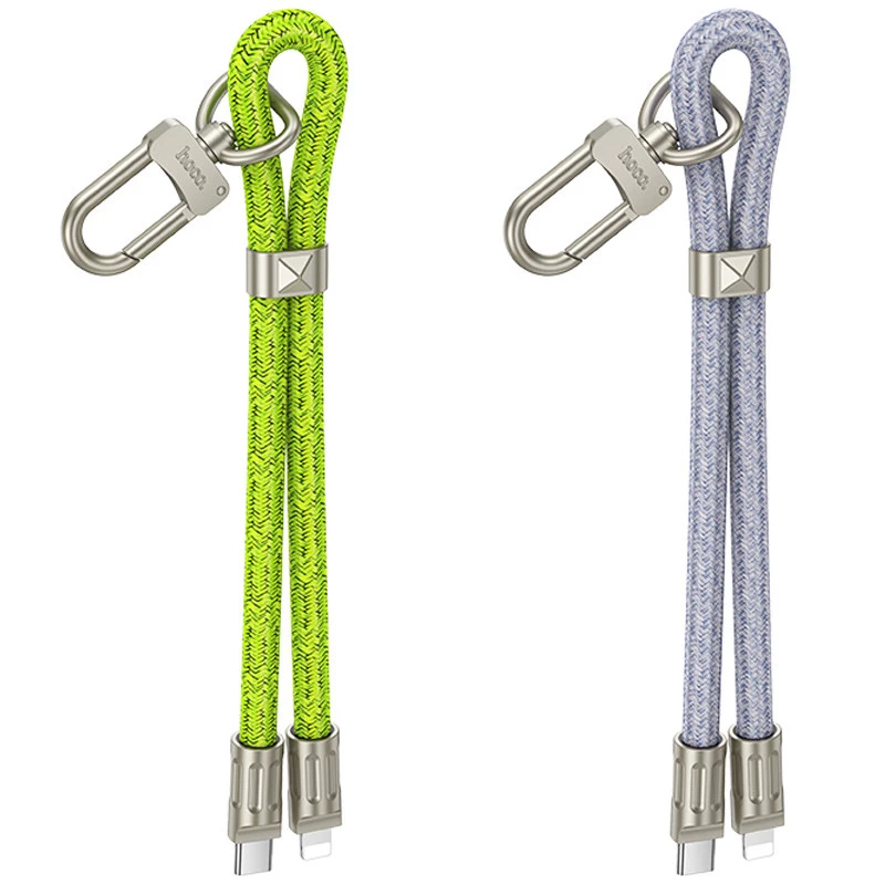 Дата кабель-шнурок Hoco GH5 Elegant Type-C to Lightning (0.21m) фото 1 з 1