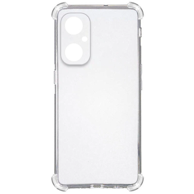 Ультратонкий силіконовий чохол GETMAN з критими бортами та камерою для OnePlus Nord CE 3 Lite – Безбарвний (прозорий). Фото 4 з 6