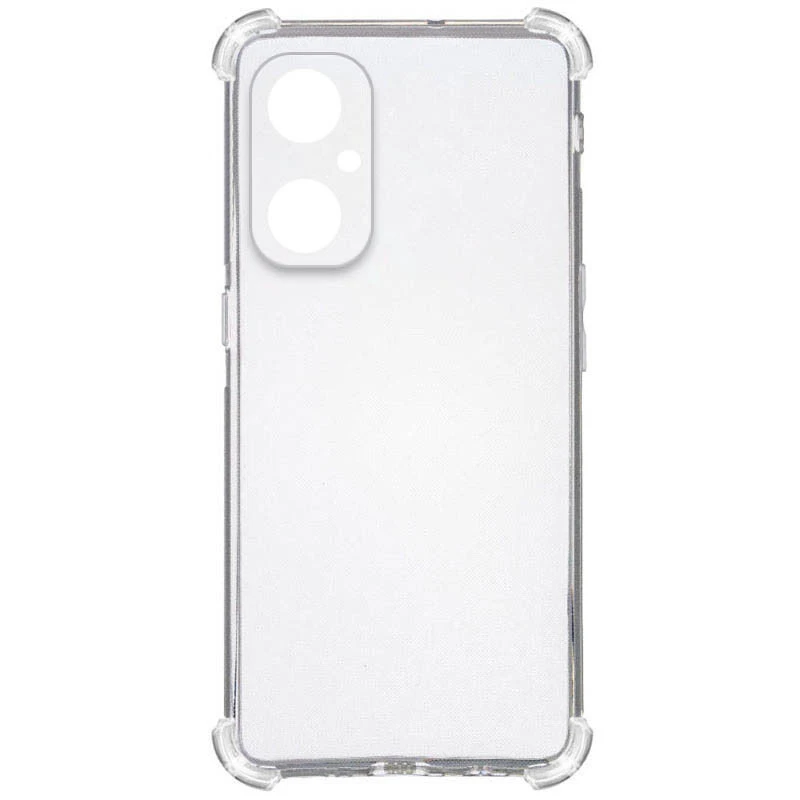 Ультратонкий силіконовий чохол GETMAN з критими бортами та камерою для OnePlus Nord CE 3 Lite – Безбарвний (прозорий). Фото 6 з 7