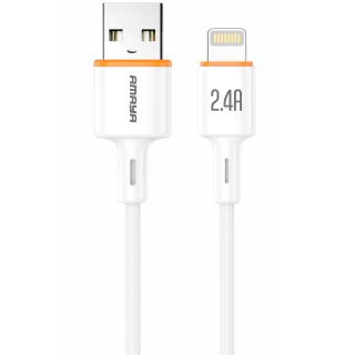 Дата кабель Amaya L66 USB to Lightning 2.4A (1m) фото 1 из 2