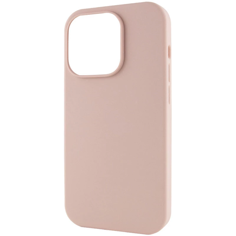 Чехол с закрытым низом Silicone Case для Apple iPhone 15 Pro Max (6.7") – Розовый / Pink Sand. Фото 5 из 8