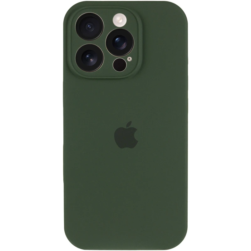 Чехол Silicone Case с защитой камеры для Apple iPhone 13 Pro (6.1") – Зеленый / Cyprus Green. Фото 4 из 9