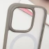 TPU+PC чохол Blueo Skin Friendly Frosted with MagSafe для Apple iPhone 16 Pro Max – Сірий. Фото 7 з 13